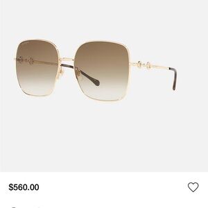 Gucci Gold Sunglasses 
Model - GG0879S